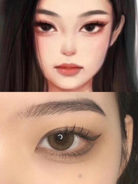 内双烟熏小猫眼怎么画