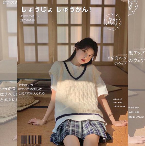 毛线背心怎么搭配衣服