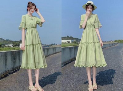 今年连衣裙最流行颜色 今年夏季流行绿色连衣裙款式