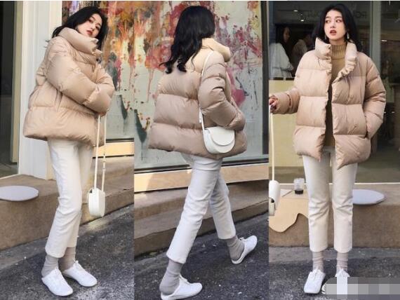短羽绒服下身怎么搭配？