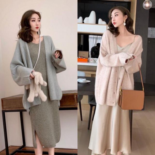 毛衣开衫怎么搭配衣服好看？