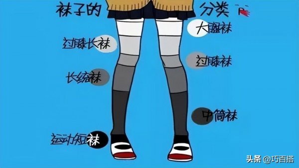 中筒袜怎么穿