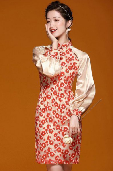 今年流行的旗袍裙的款式图片大全