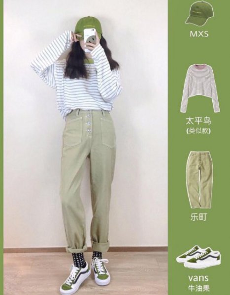 绿色帽子搭配什么颜色衣服？