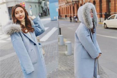 今季流行的韩国女装呢子大衣 冬季新款韩版呢大衣