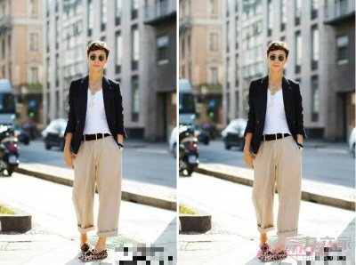 中性女生帅气搭配 妹子这么穿不仅优雅还超有型！