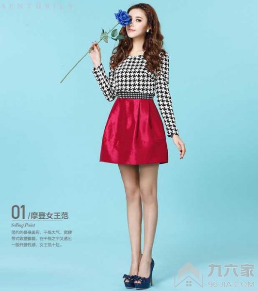 韩版大码女装穿出淑女清新气息