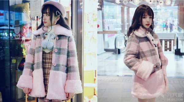 日系风冬季女装外套